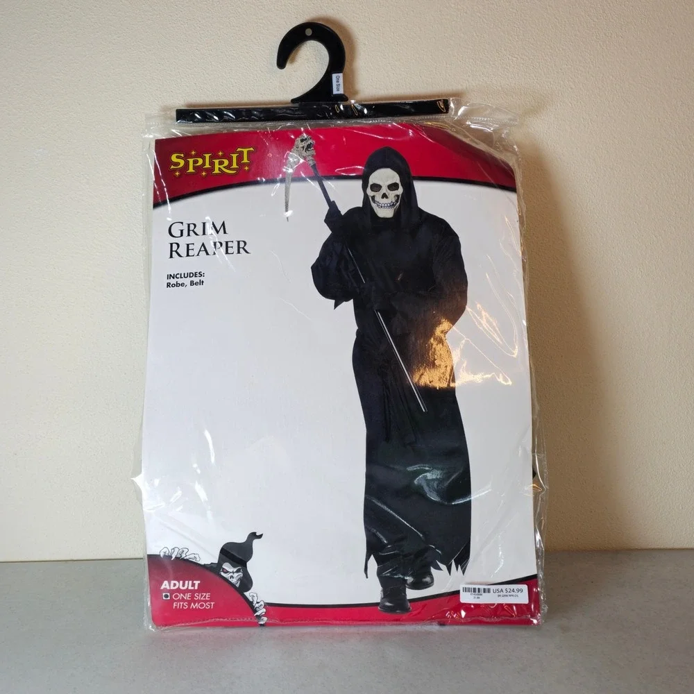 Spirit Grim Reaper adult‎ one size fits most robe and belt